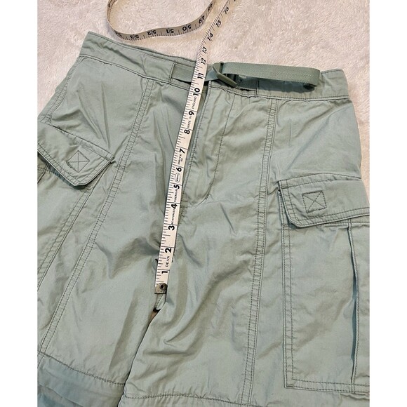 Levi's Convertible Cargo Pants Shorts Womens Size 25 Puff Green Pockets - Picture 7 of 14